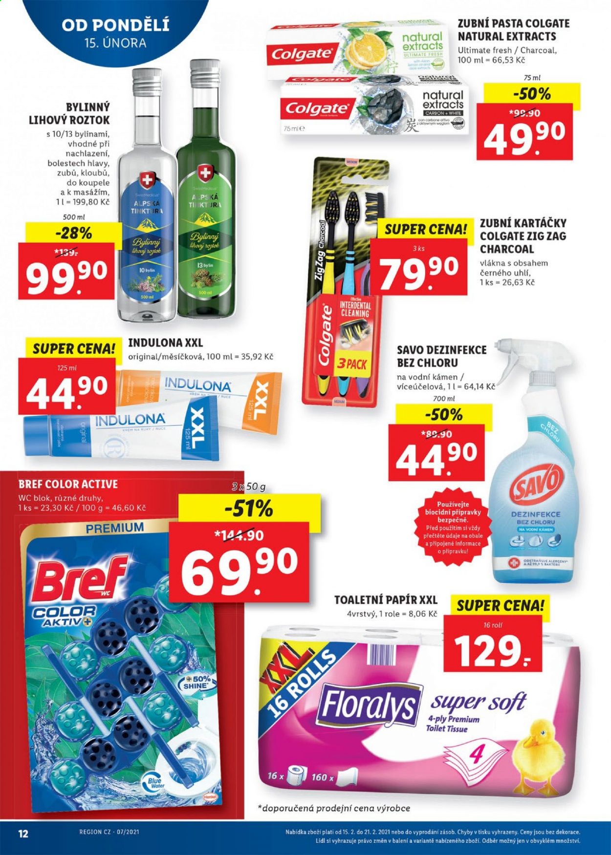 Leták Lidl - 15.2.2021 - 21.2.2021. Strana 12