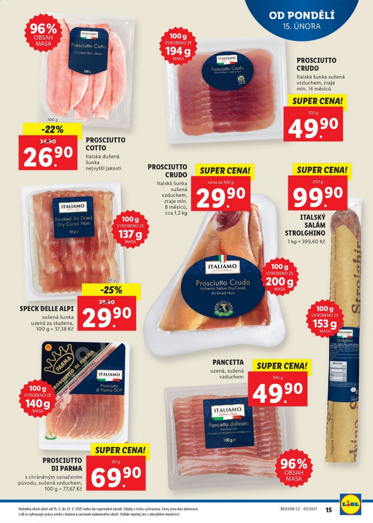 Leták Lidl - 15.2.2021 - 21.2.2021. Strana 15