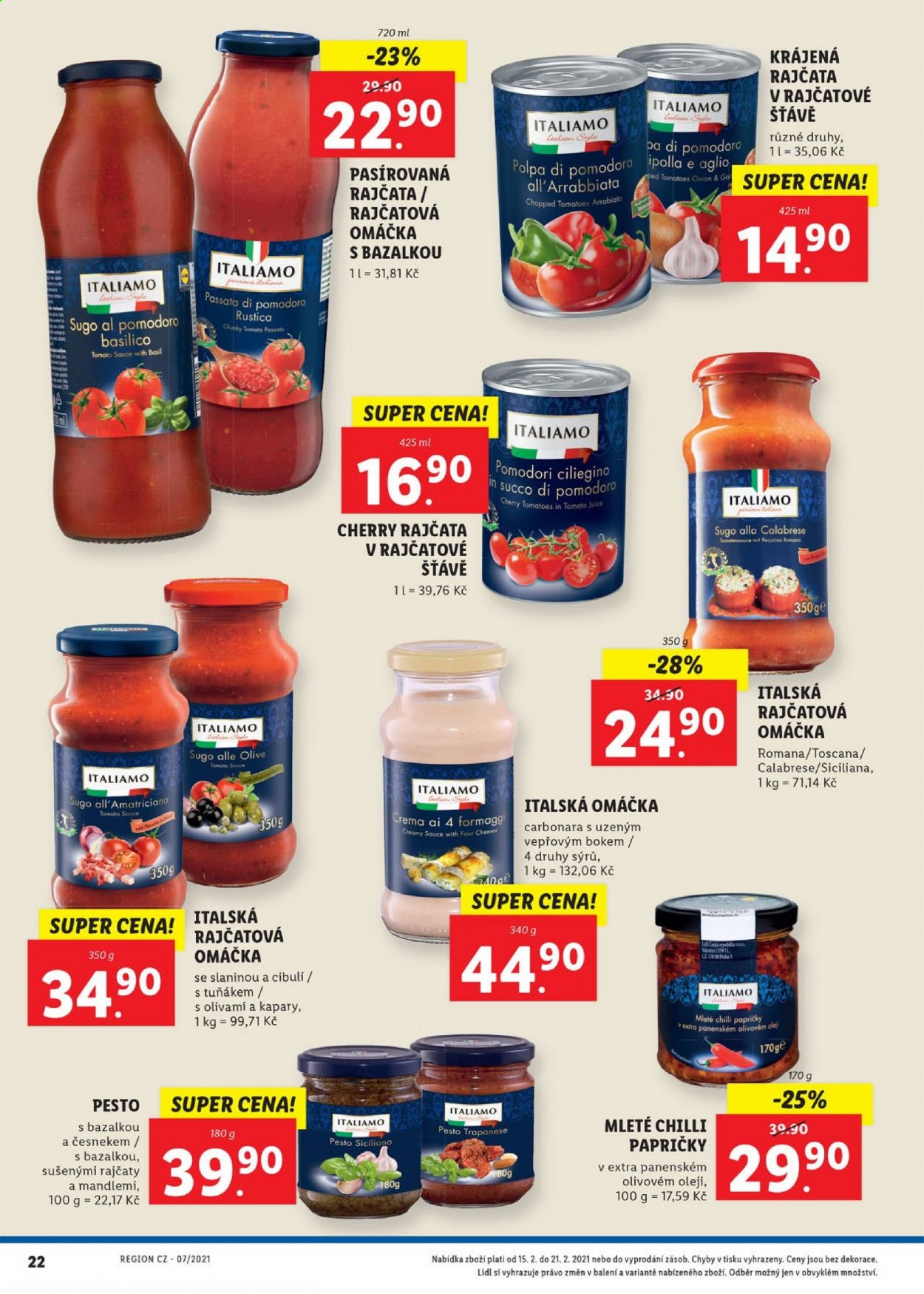 Leták Lidl - 15.2.2021 - 21.2.2021. Strana 22