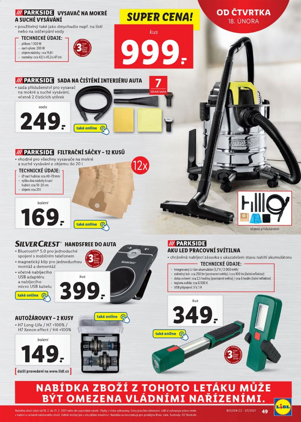 Leták Lidl - 15.2.2021 - 21.2.2021. Strana 49