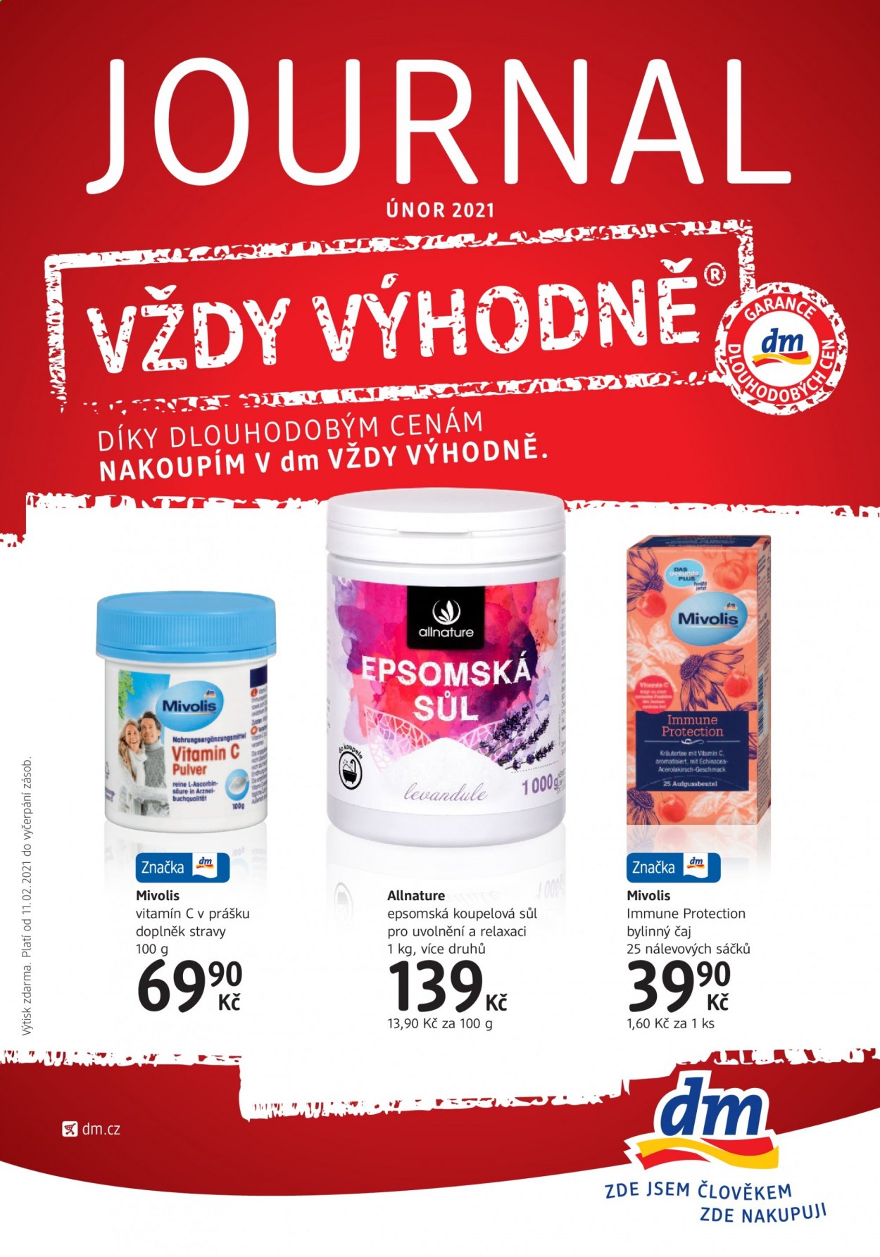 Leták dm drogerie - 11.2.2021 - 10.3.2021. Strana 1