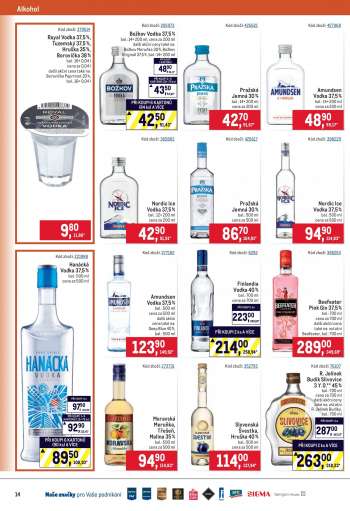 thumbnail - Royal Vodka 37,5 %, Tuzemský 37,5 %, Hruška 35 %, Borovička 38 % bal.: 16× 0,04 l cena za 0,04 l další akční cena také na: Borovička Peprmint 20 %, bal.: 16× 0,04 l