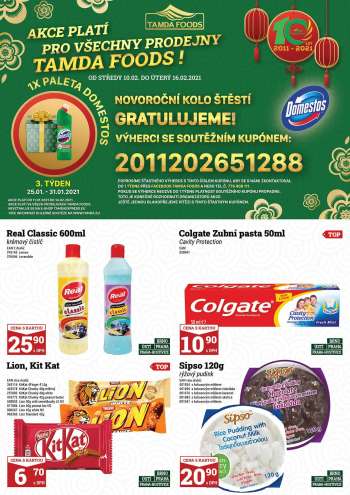 Leták Tamda Foods - 10.2.2021 - 16.2.2021.