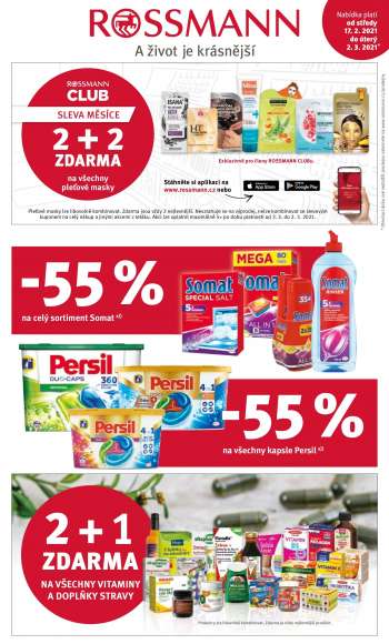 Leták ROSSMANN - 17.2.2021 - 2.3.2021.