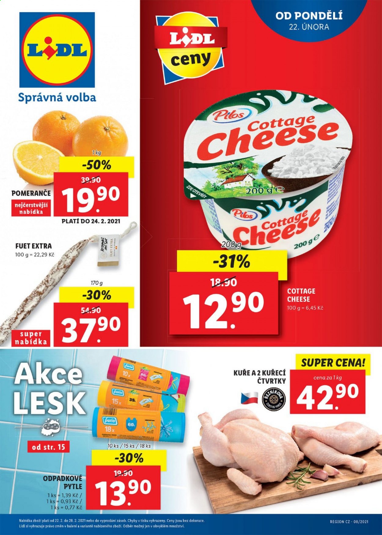 Leták Lidl - 22.2.2021 - 28.2.2021. Strana 1