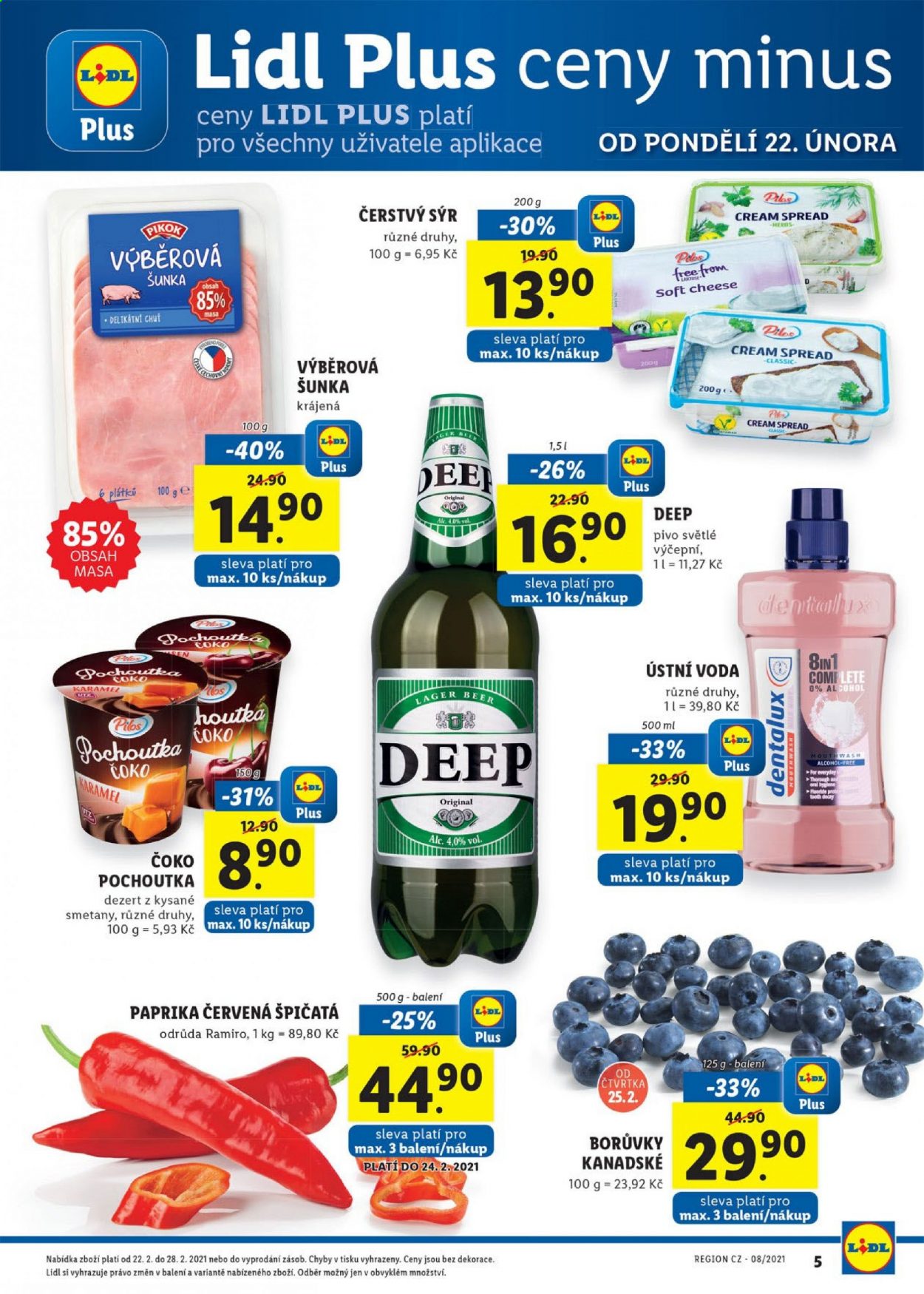 Leták Lidl - 22.2.2021 - 28.2.2021. Strana 5