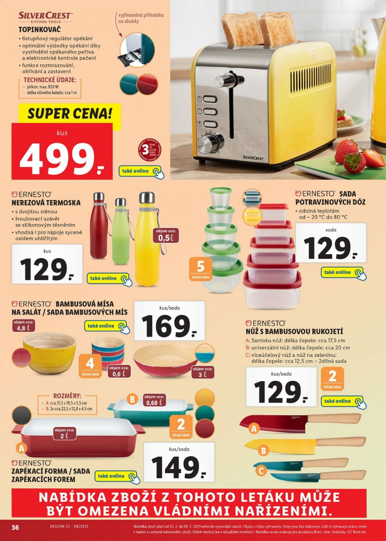 Leták Lidl - 22.2.2021 - 28.2.2021. Strana 36