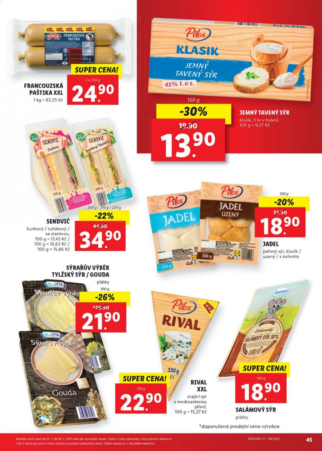 Leták Lidl - 22.2.2021 - 28.2.2021. Strana 45
