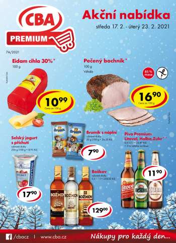 Leták CBA Premium - 17.02.2021 - 23.02.2021.