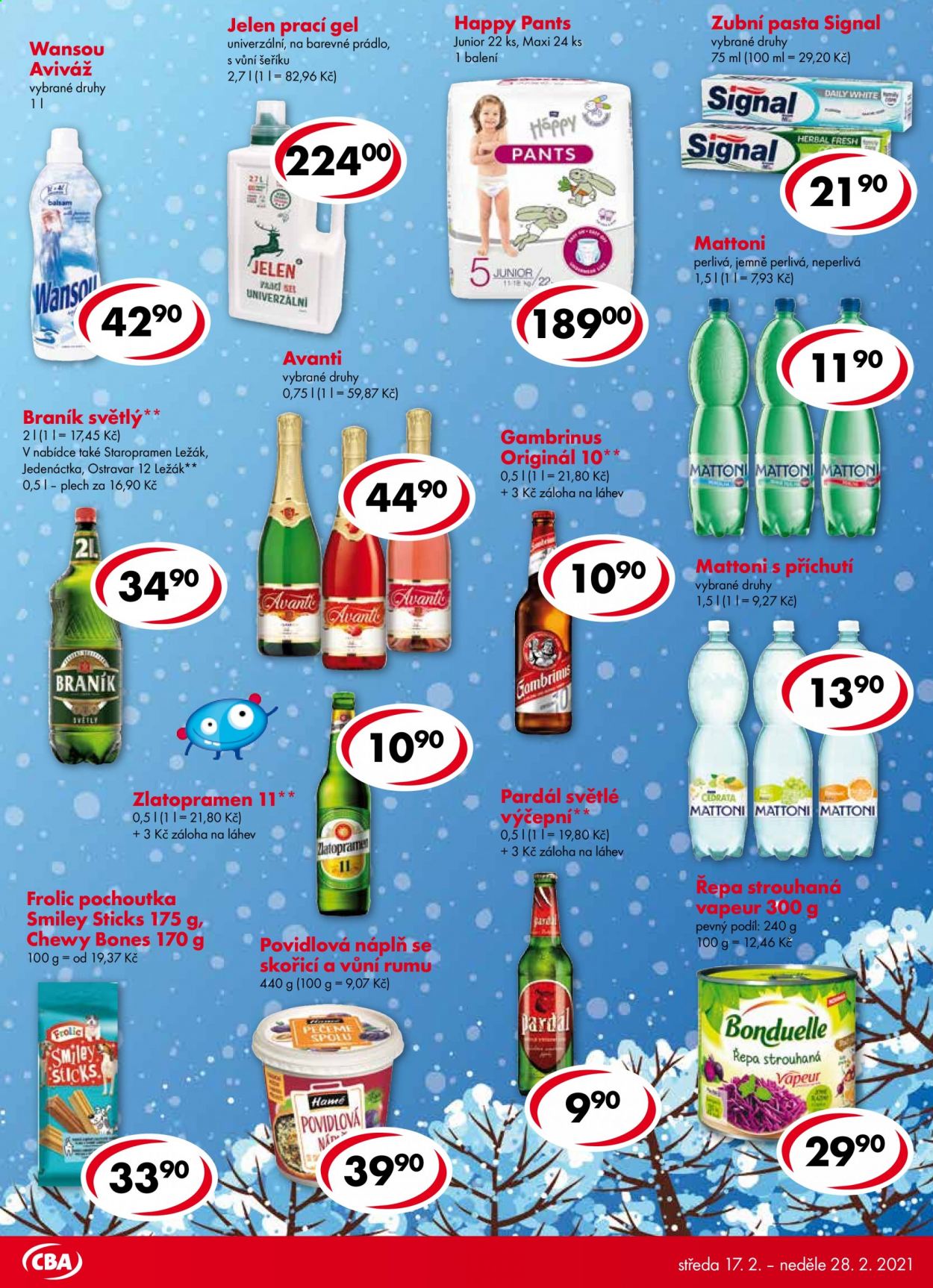 Leták CBA potraviny - 17.2.2021 - 28.2.2021. Strana 5