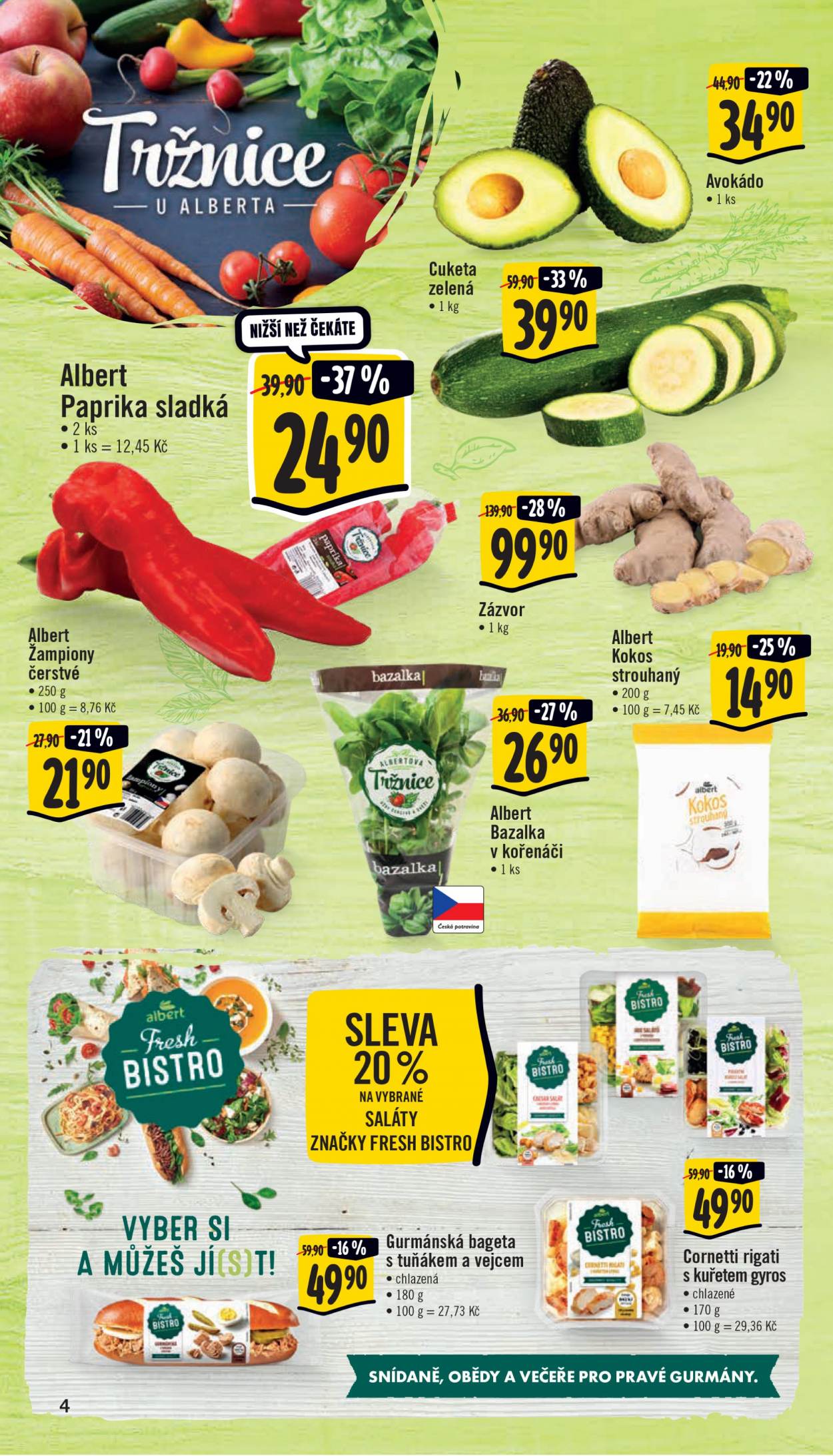 Leták Albert Supermarket - 24.2.2021 - 2.3.2021. Strana 4
