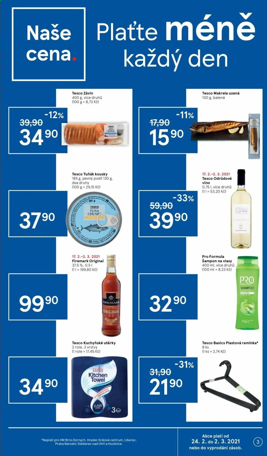 Leták TESCO - 24.2.2021 - 2.3.2021. Strana 3