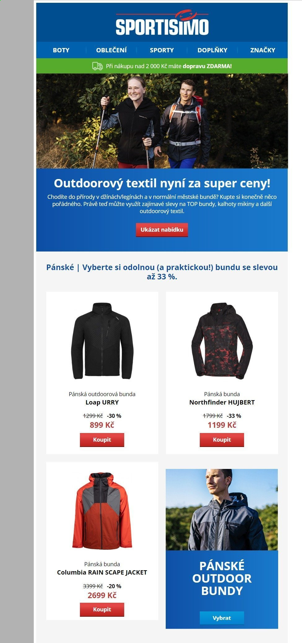 Leták SPORTISIMO - 23.2.2021 - 28.2.2021. Strana 1
