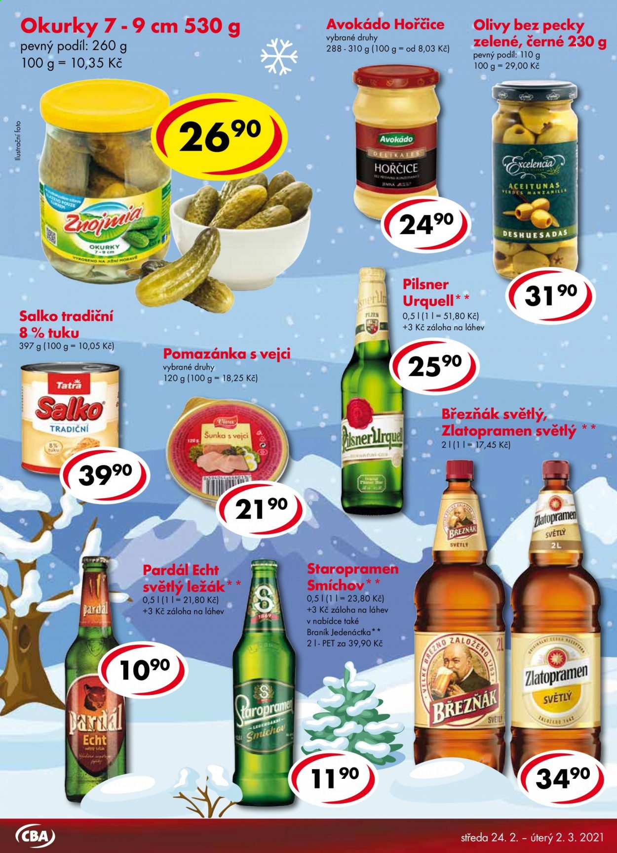 Leták CBA Premium - 24.2.2021 - 2.3.2021. Strana 8