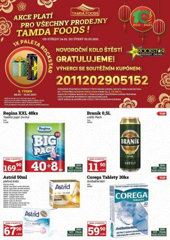 Leták Tamda Foods - 24.2.2021 - 2.3.2021.