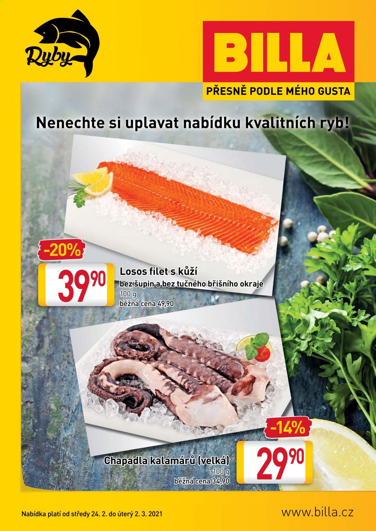 Leták BILLA - 24.2.2021 - 2.3.2021. Strana 2