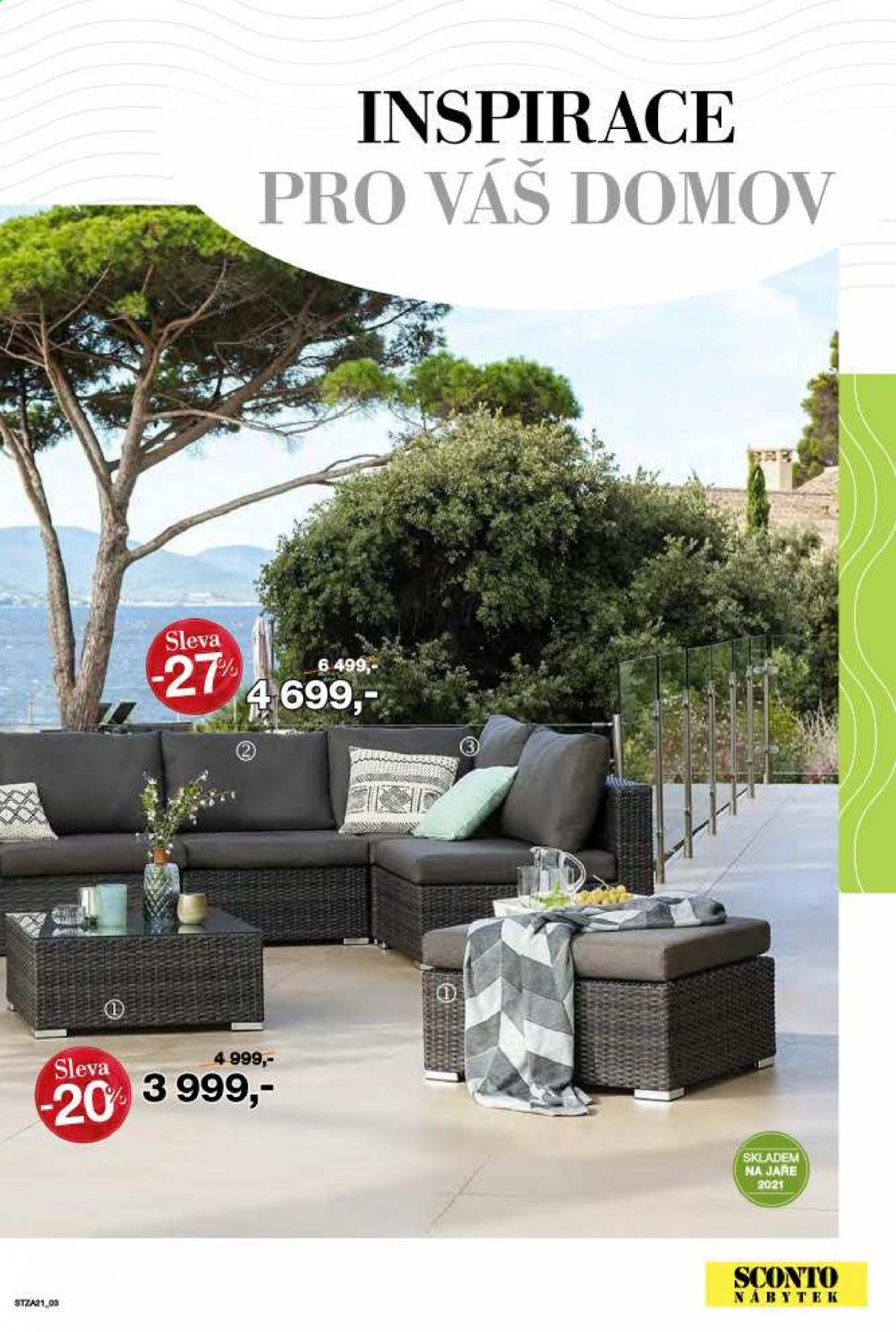 Leták SCONTO NÁBYTEK. Strana 3