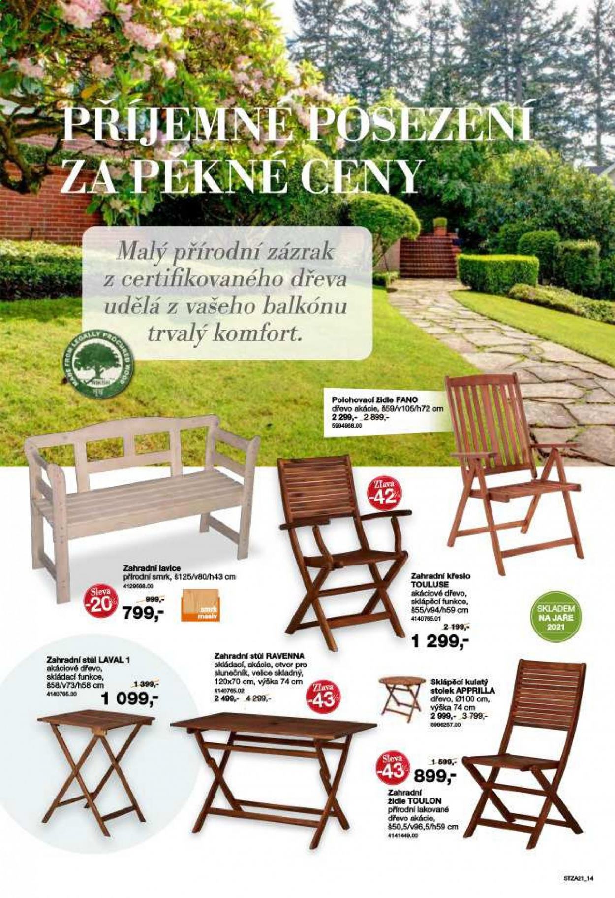 Leták SCONTO NÁBYTEK. Strana 14