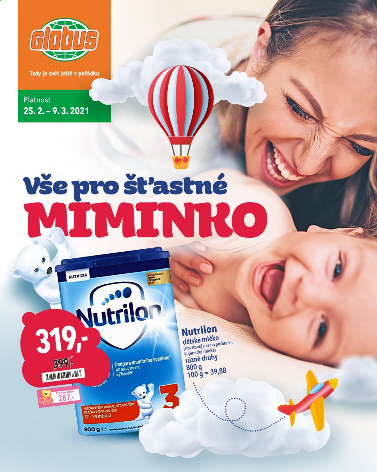 Leták Globus - 25.2.2021 - 9.3.2021. Strana 1