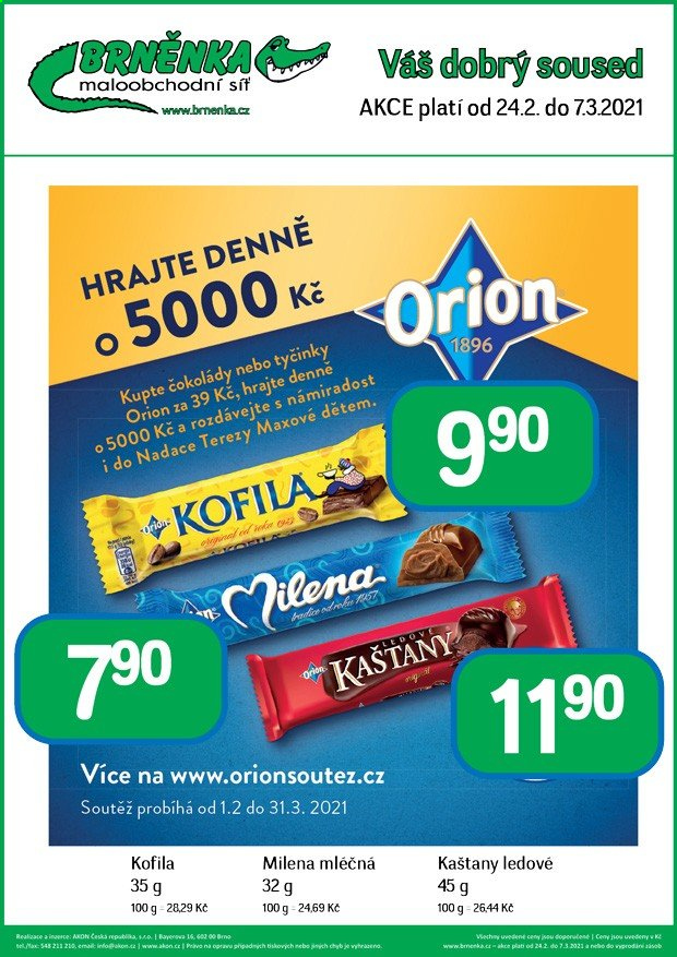 Leták Brněnka - 24.2.2021 - 7.3.2021. Strana 7