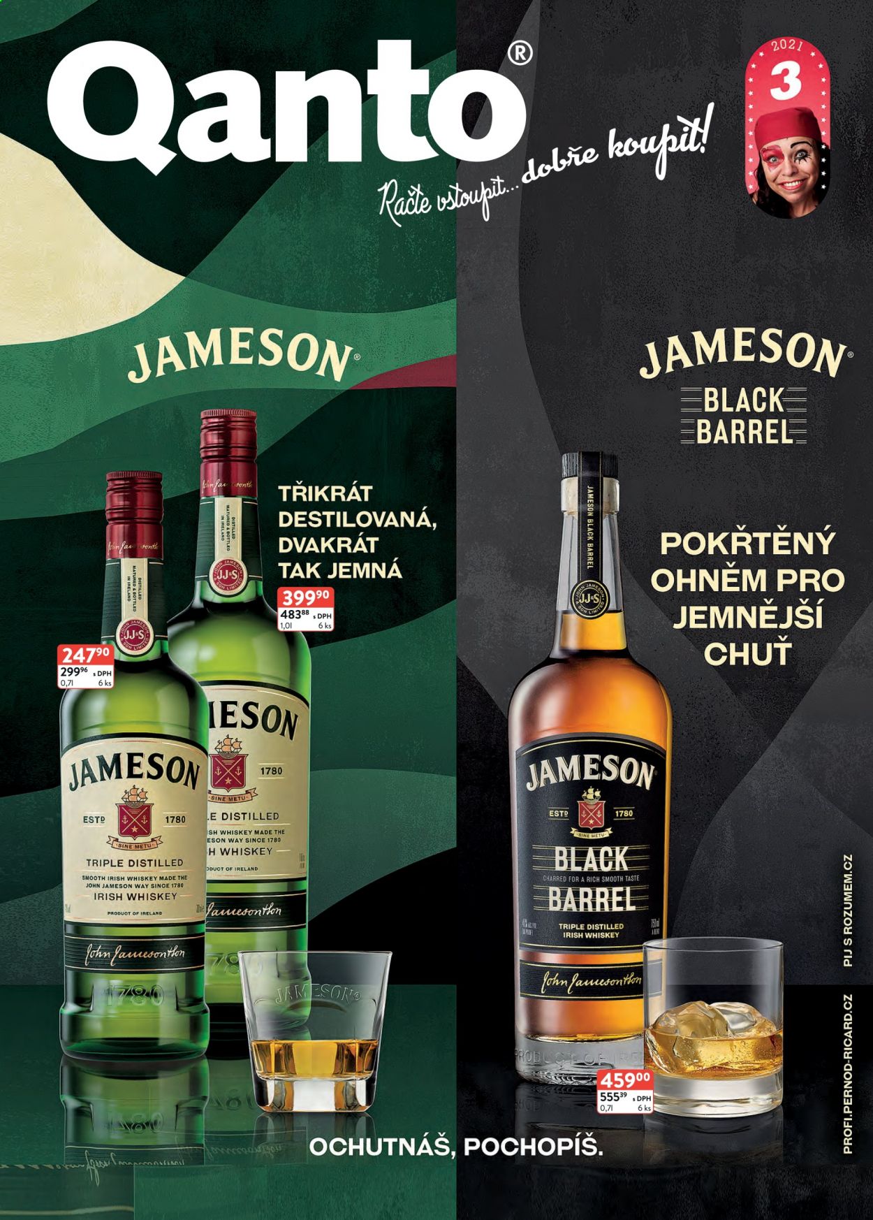 thumbnail - Leták Astur & Qanto velkoobchod - 1.3.2021 - 31.3.2021 - Produkty v akci - alkohol, Jameson, whisky. Strana 1.