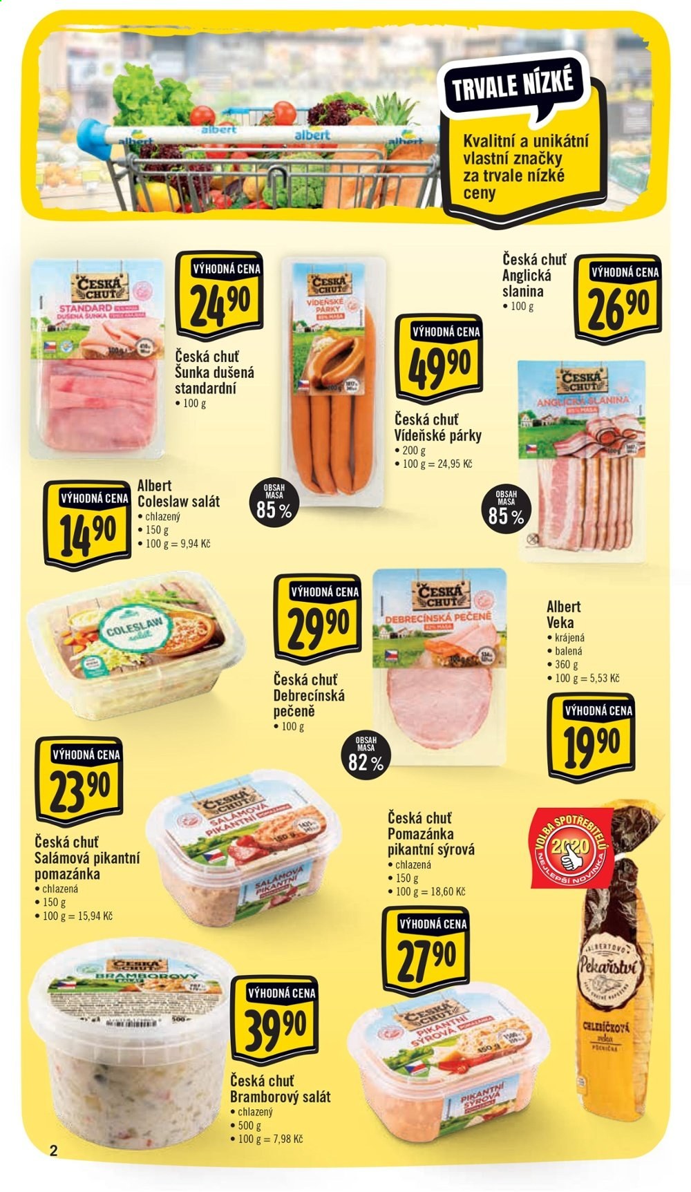 Leták Albert Supermarket - 3.3.2021 - 9.3.2021. Strana 2