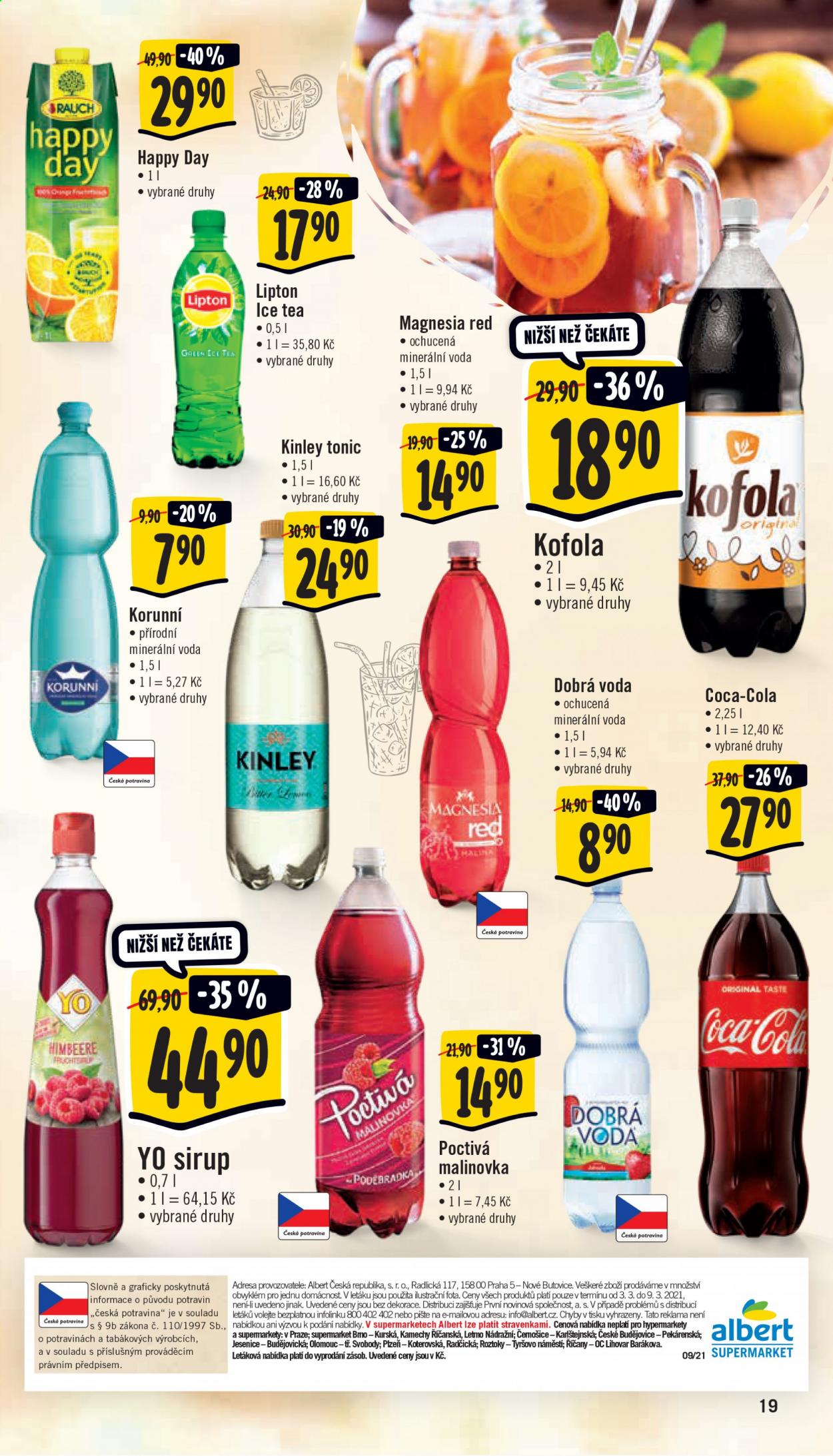 Leták Albert Supermarket - 3.3.2021 - 9.3.2021. Strana 19