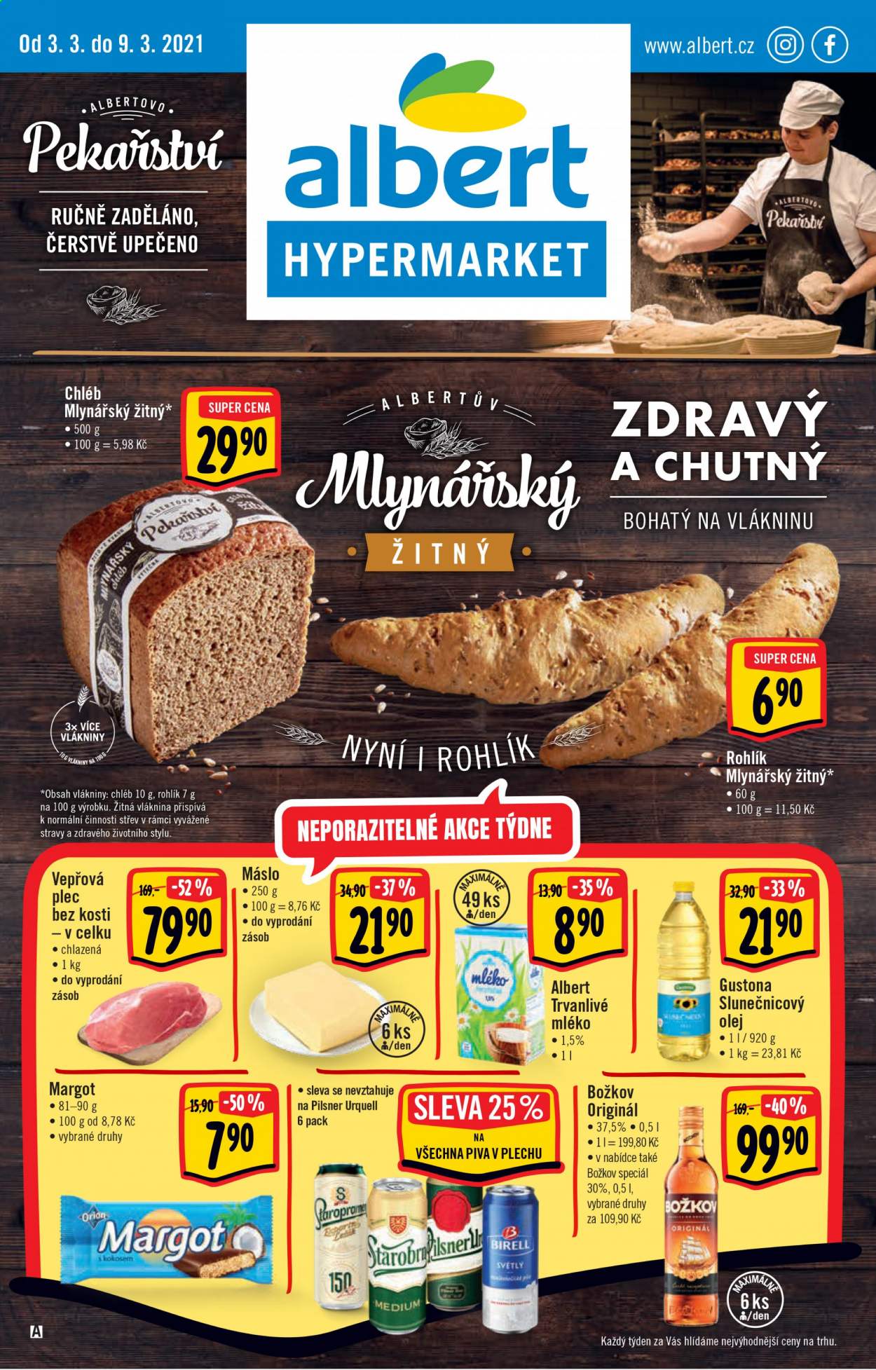 Leták Albert Hypermarket - 3.3.2021 - 9.3.2021. Strana 1
