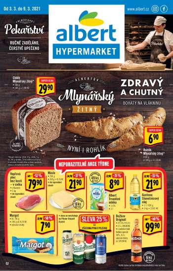 Leták Albert Hypermarket - 3.3.2021 - 9.3.2021.