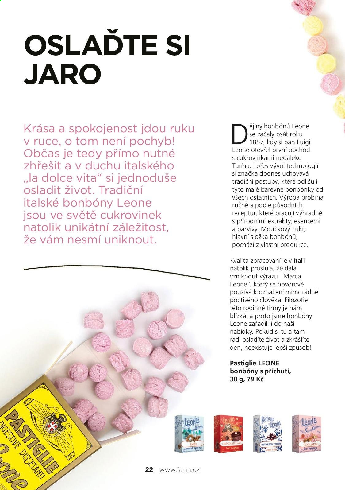 Leták FAnn parfumerie. Strana 22
