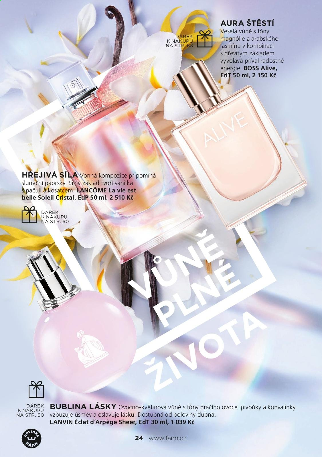 Leták FAnn parfumerie. Strana 24