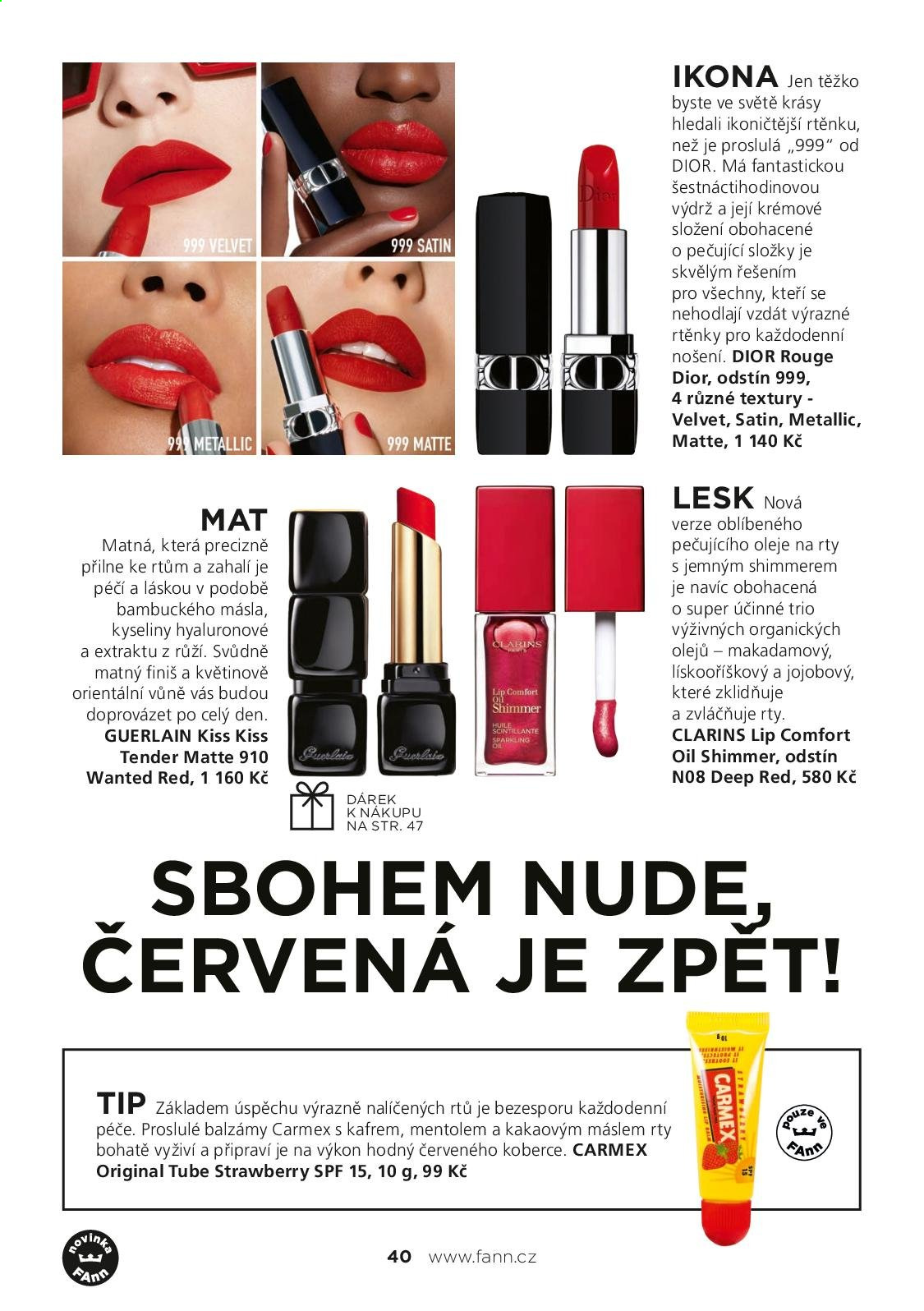 Leták FAnn parfumerie. Strana 40