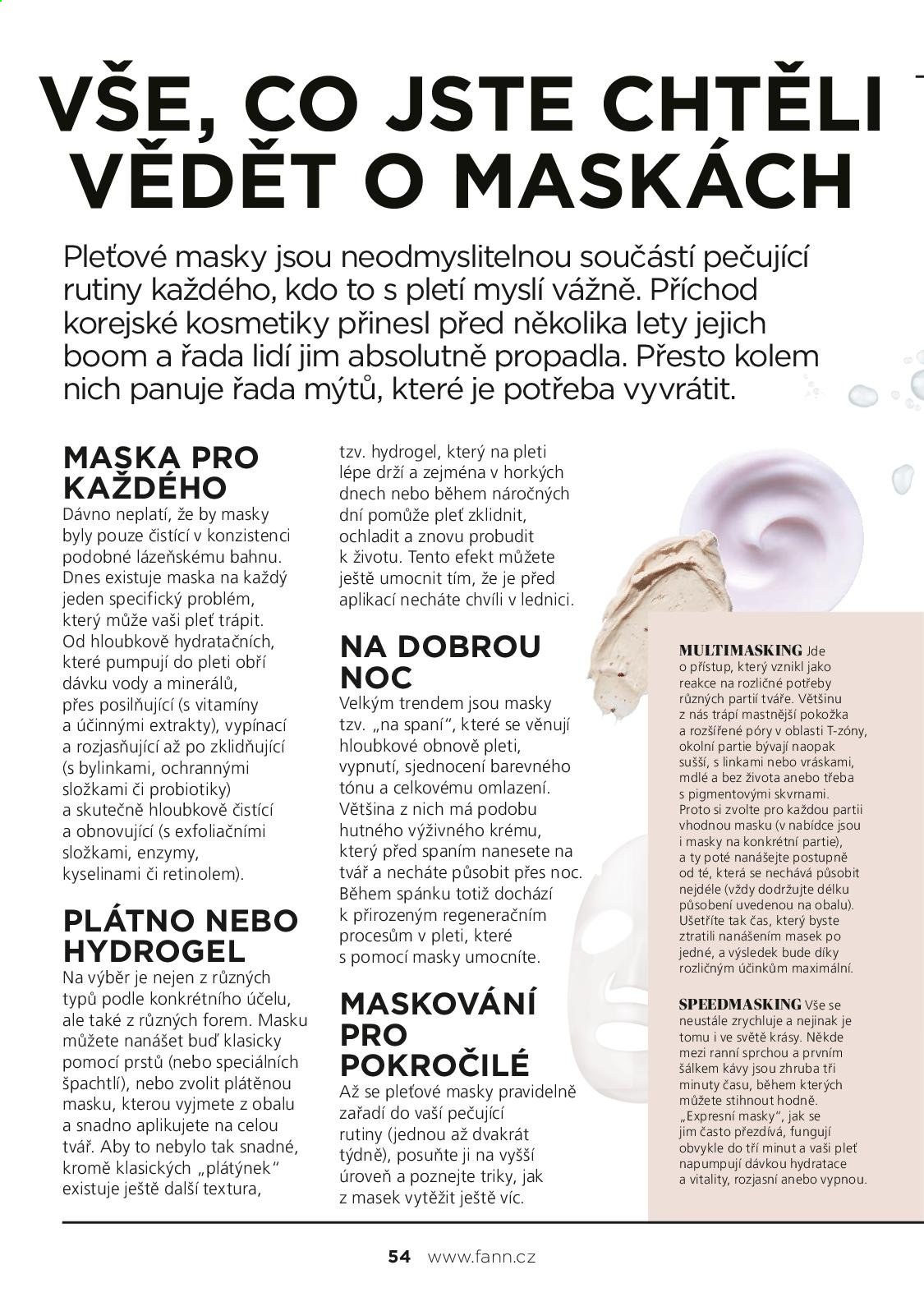 Leták FAnn parfumerie. Strana 54