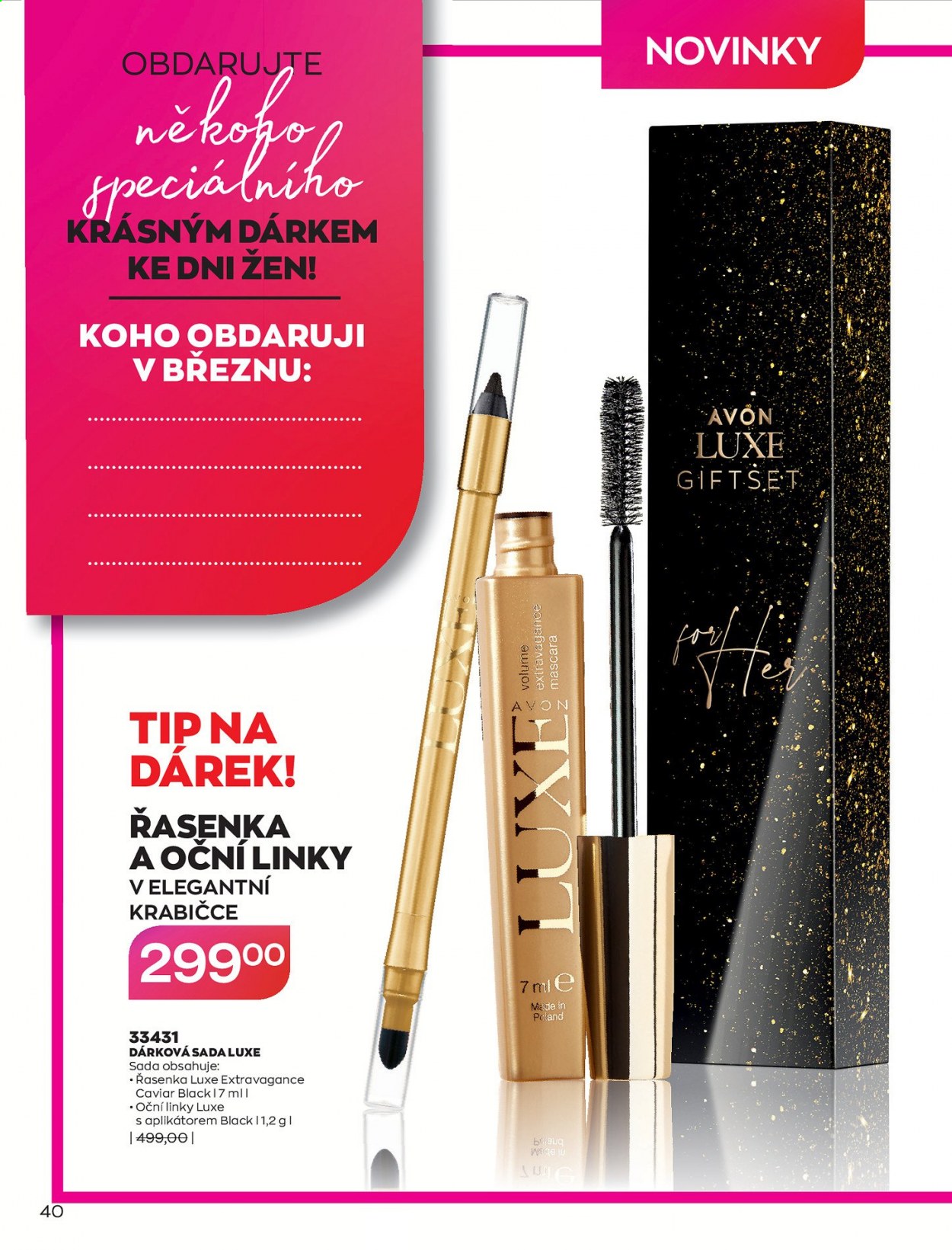 Leták AVON - 1.3.2021 - 31.3.2021. Strana 40