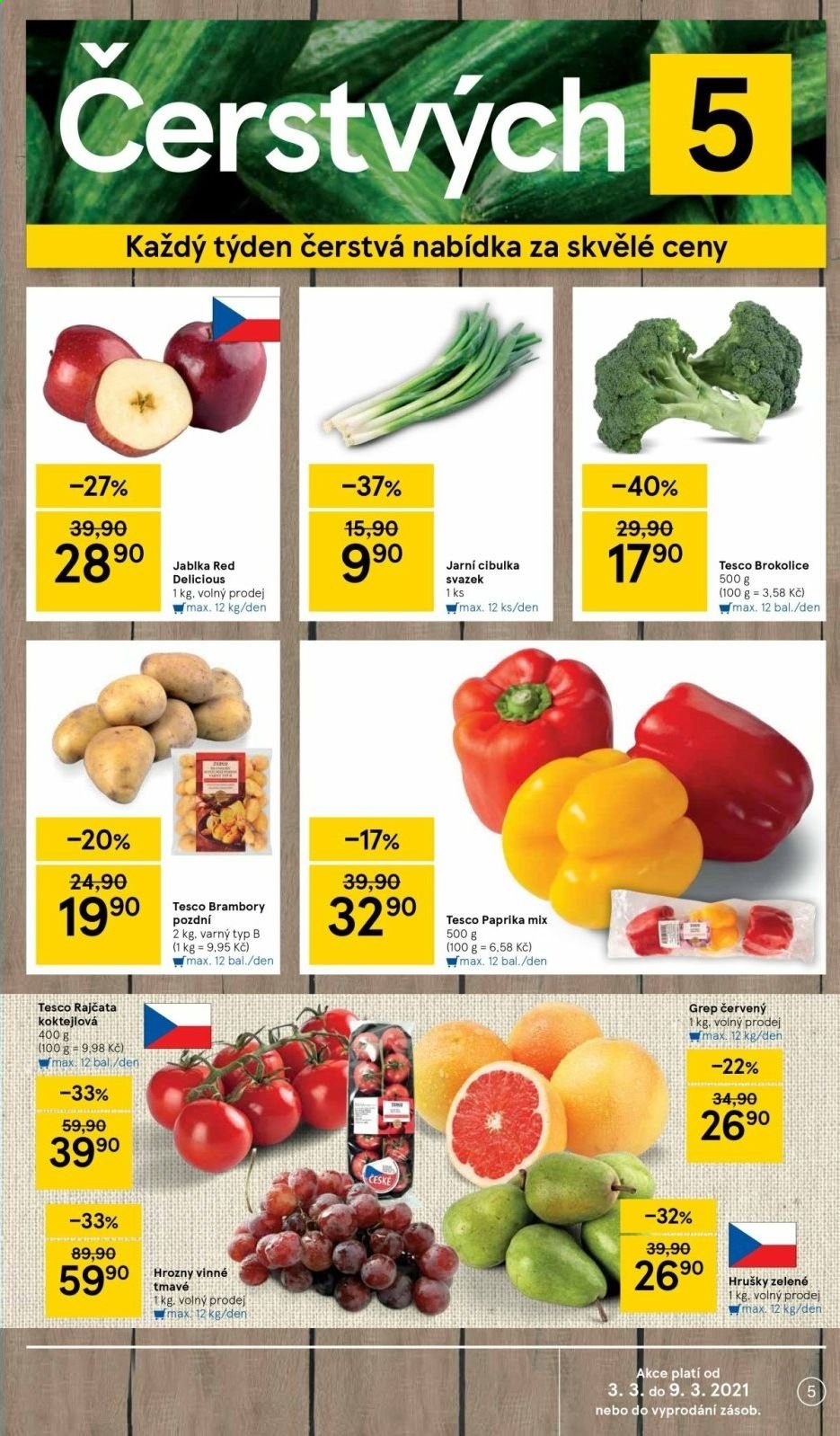 Leták TESCO - 3.3.2021 - 9.3.2021. Strana 5