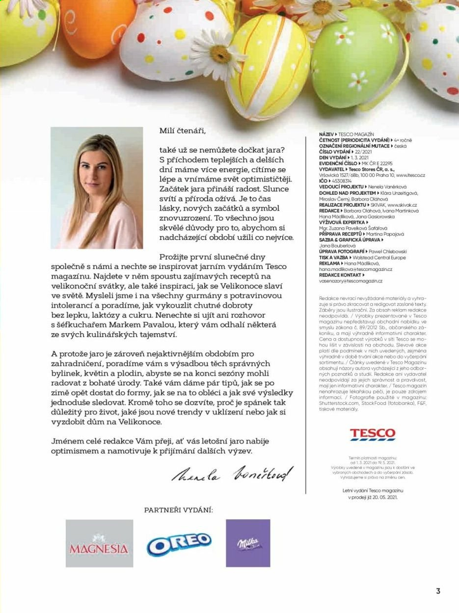 Leták TESCO - 1.3.2021 - 31.5.2021. Strana 3