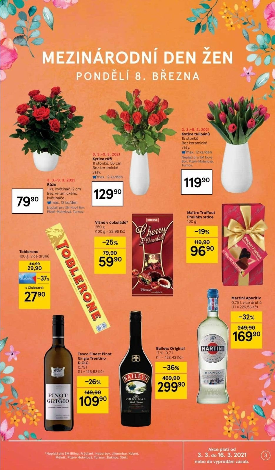 Leták TESCO supermarket - 3.3.2021 - 9.3.2021. Strana 3