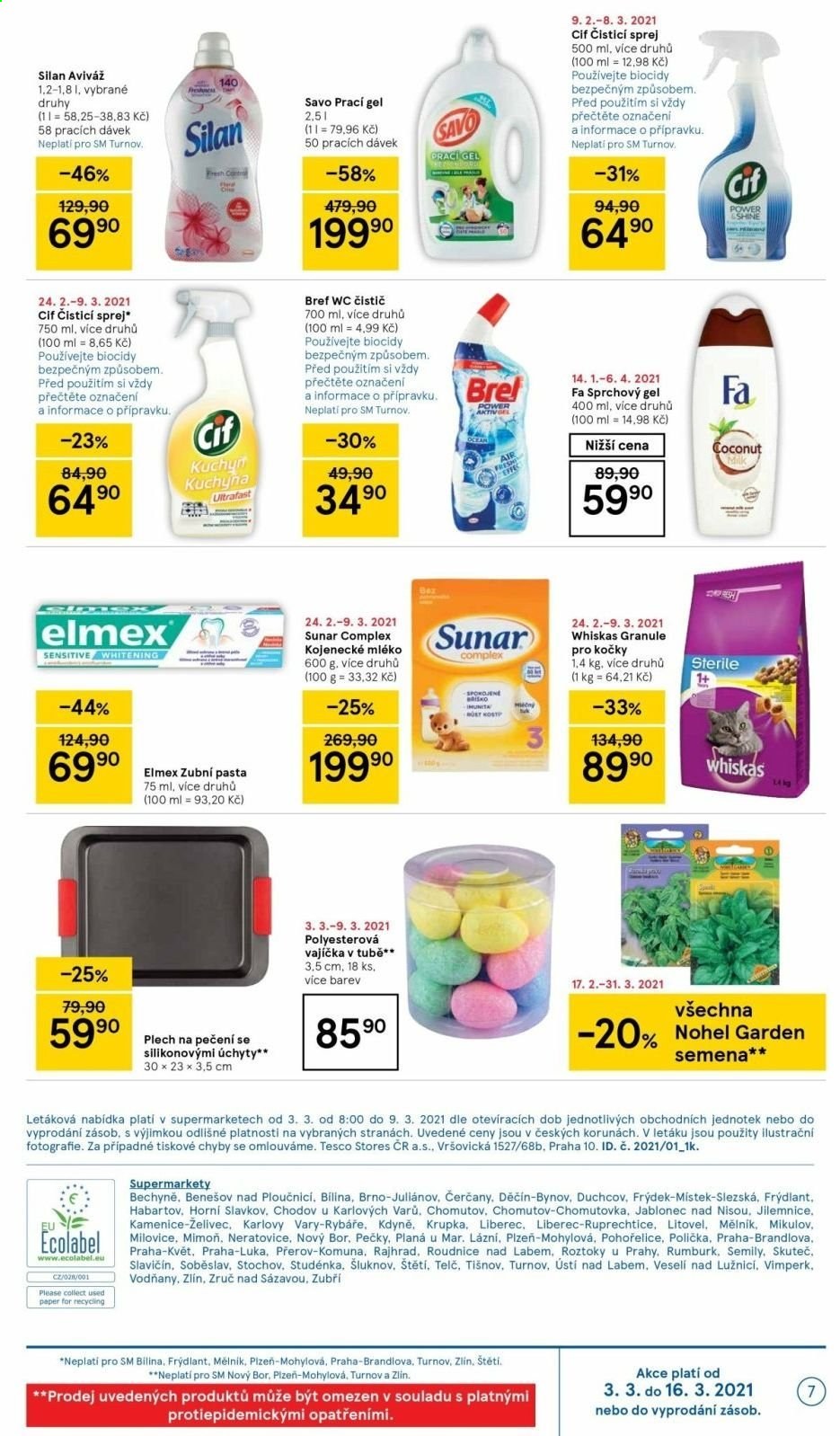 Leták TESCO supermarket - 3.3.2021 - 9.3.2021. Strana 7