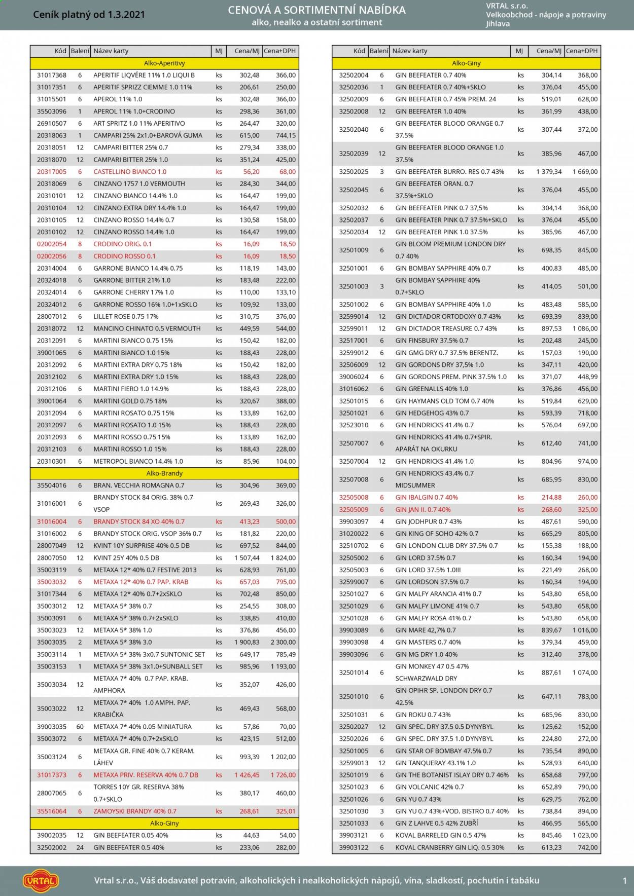 Leták Vrtal - 1.3.2021 - 31.3.2021. Strana 2