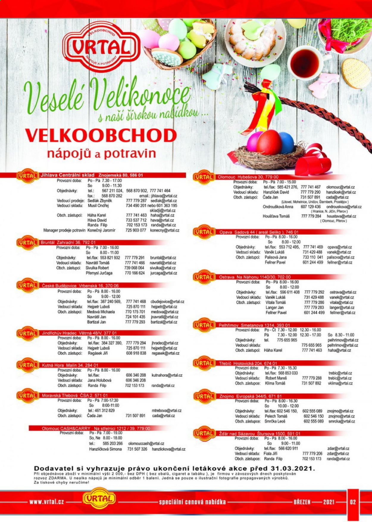 Leták Vrtal - 1.3.2021 - 31.3.2021. Strana 11