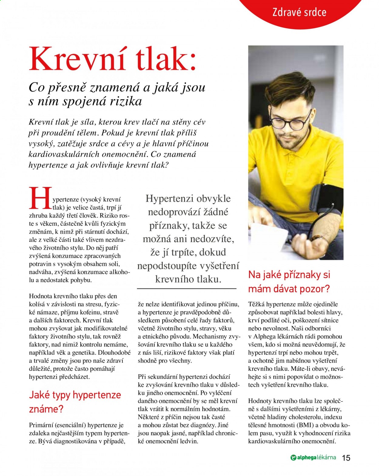 Leták Alphega lékárna - 1.3.2021 - 30.4.2021. Strana 15