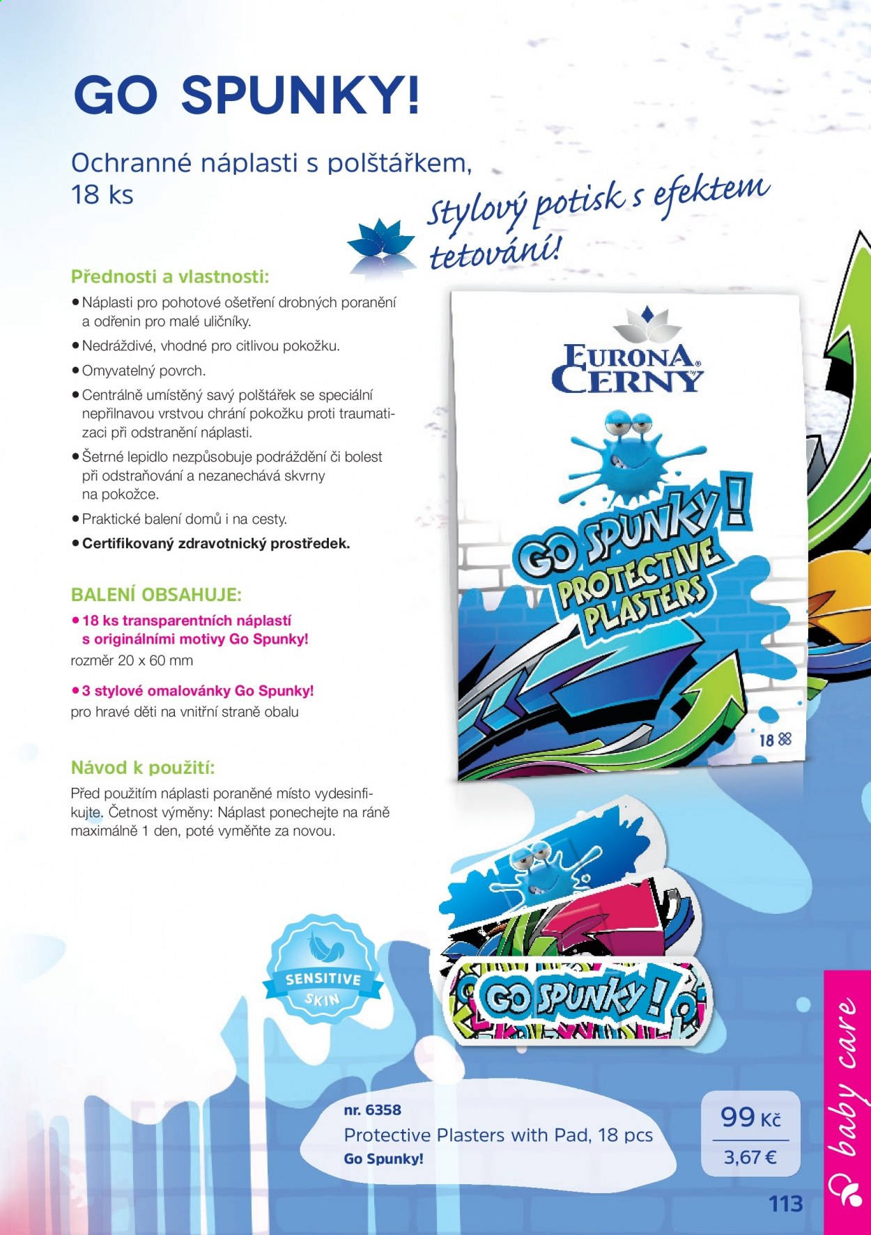 Leták EURONA by CERNY. Strana 115