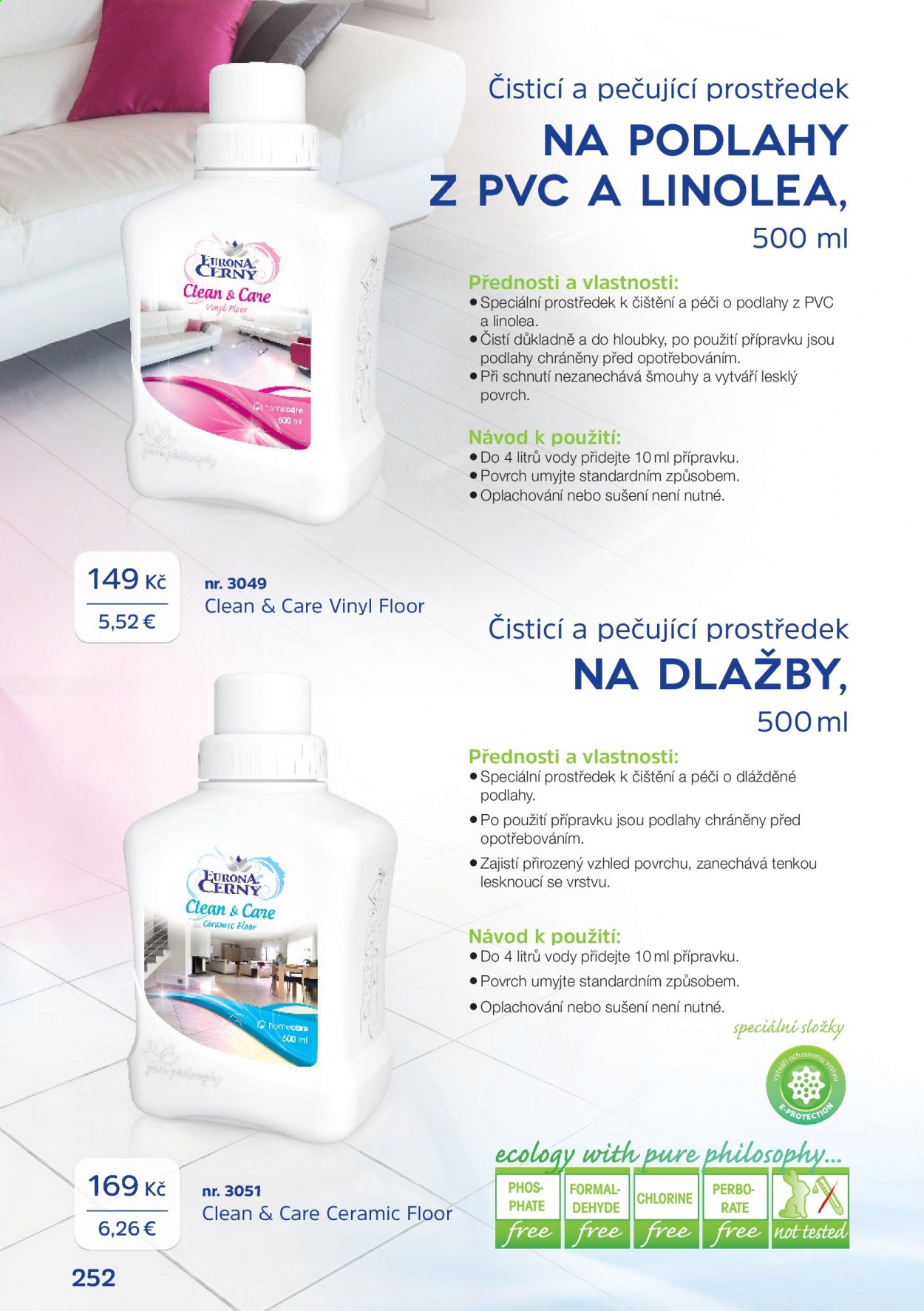 Leták EURONA by CERNY. Strana 254