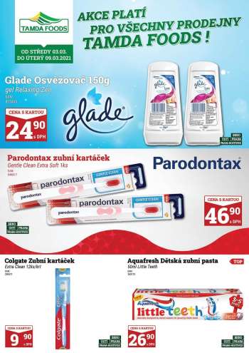 Leták Tamda Foods - 3.3.2021 - 9.3.2021.