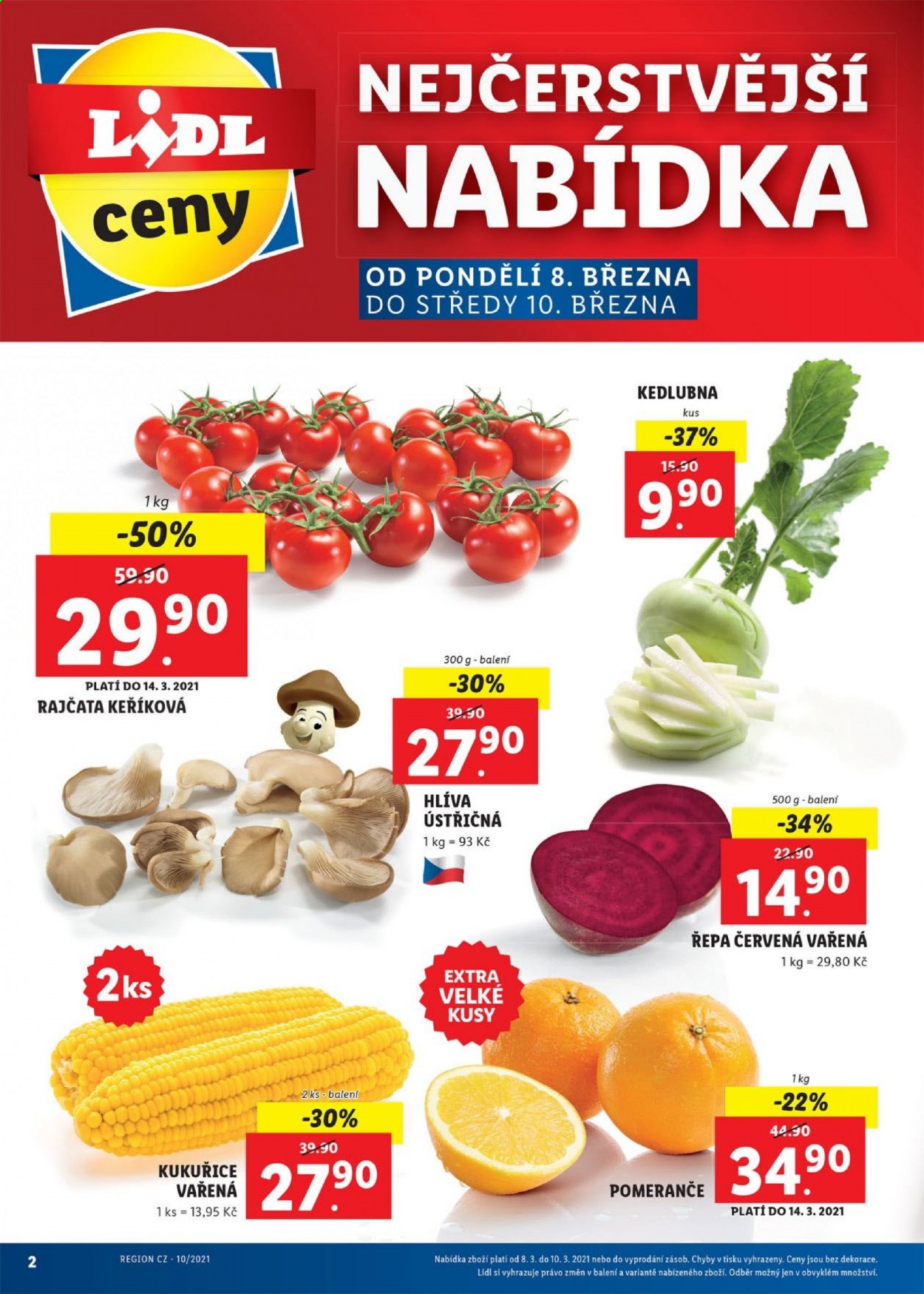 Leták Lidl - 8.3.2021 - 14.3.2021. Strana 2