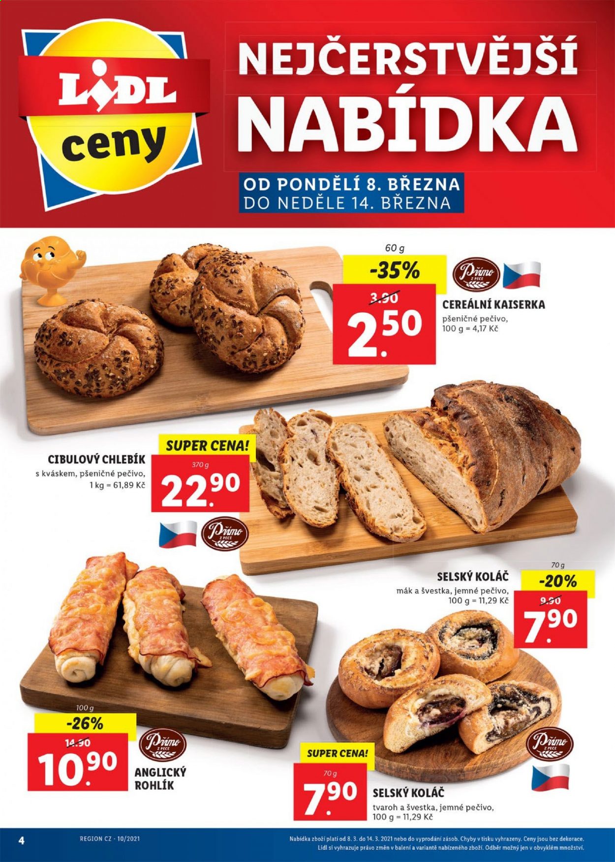 Leták Lidl - 8.3.2021 - 14.3.2021. Strana 4