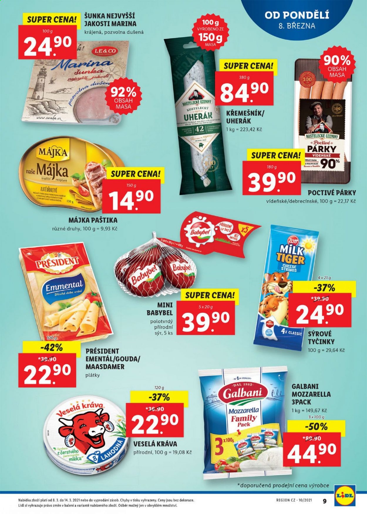 Leták Lidl - 8.3.2021 - 14.3.2021. Strana 9