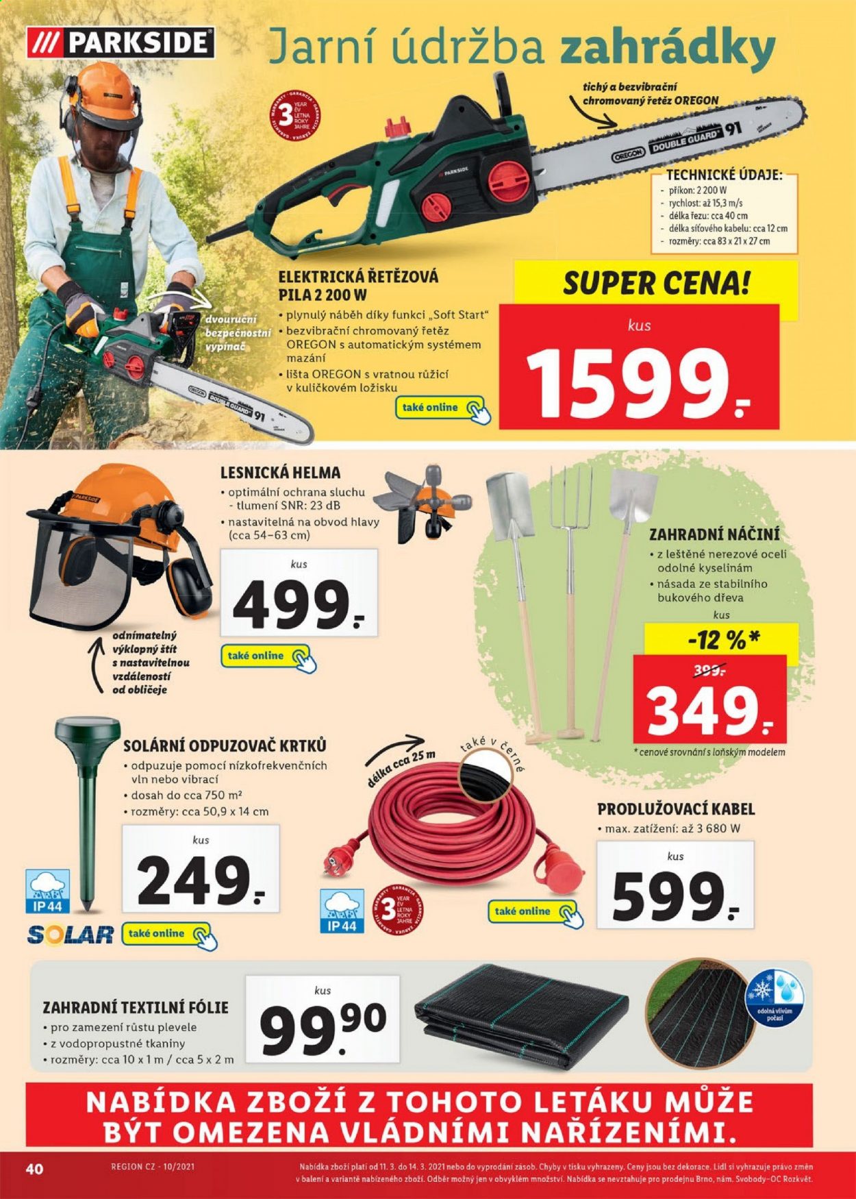 Leták Lidl - 8.3.2021 - 14.3.2021. Strana 40