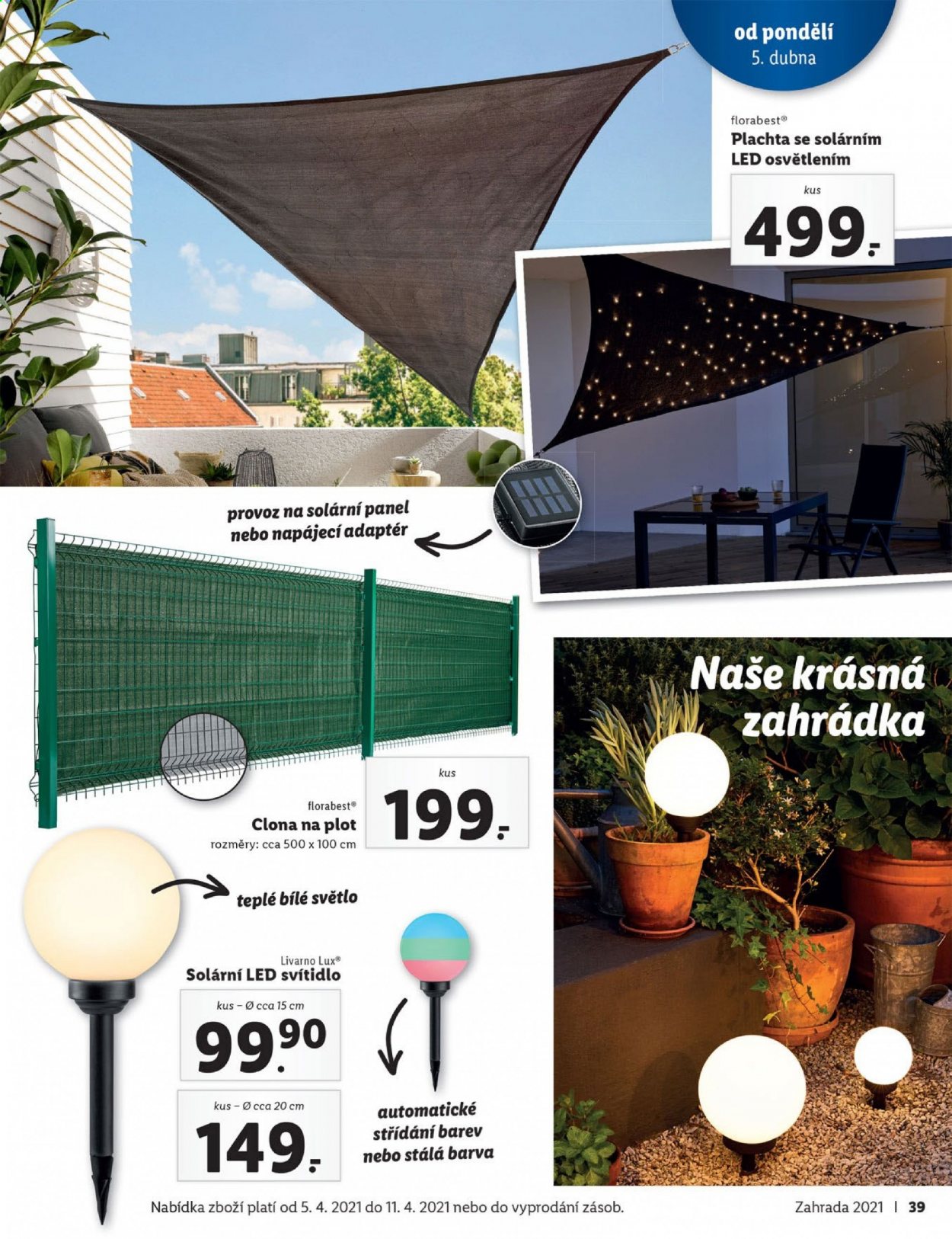 Leták Lidl - 11.3.2021 - 25.4.2021. Strana 39