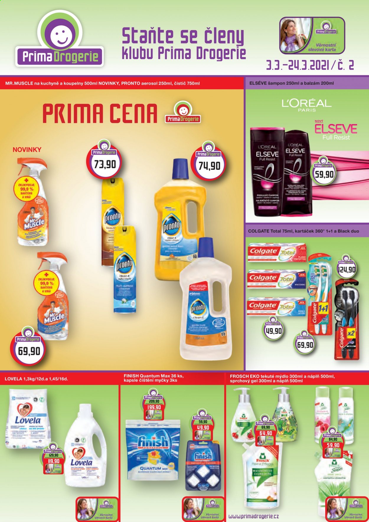 Leták Prima Drogerie - 3.3.2021 - 24.3.2021. Strana 1
